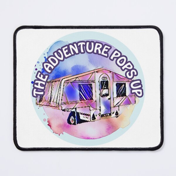 Item preview, The Adventure Pops Up Pink and Purple Trailer Tent designed and sold by BeccaAelishe.