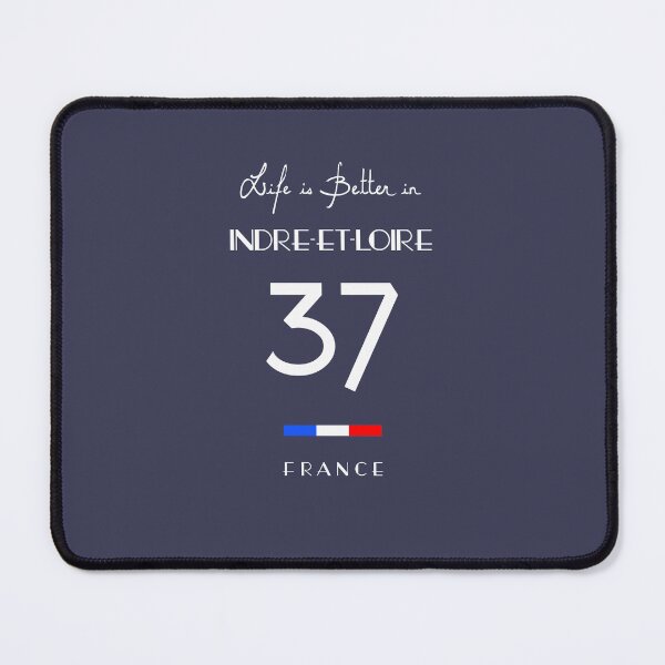 Item preview, Life is better in INDRE-ET-LOIRE Tours Number 37 France  designed and sold by frenchsalsa.