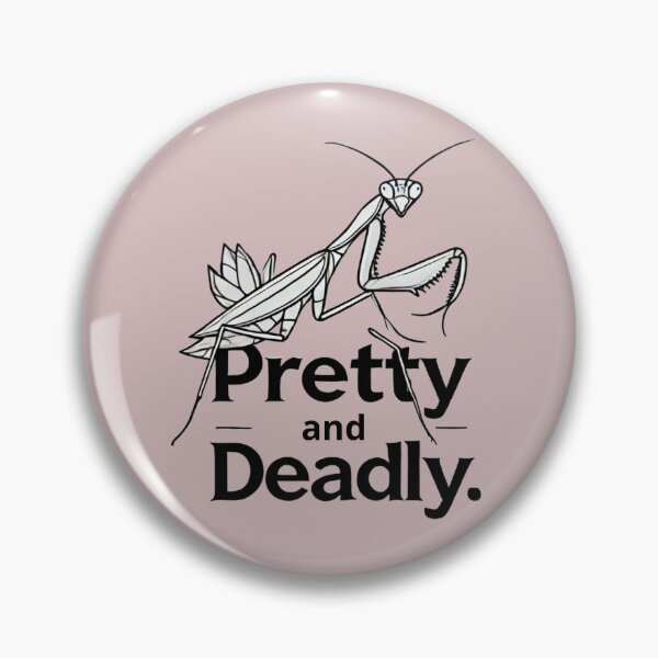 Item preview, Pretty and Deadly. Orchid Mantis. designed and sold by Blink Art Studio.