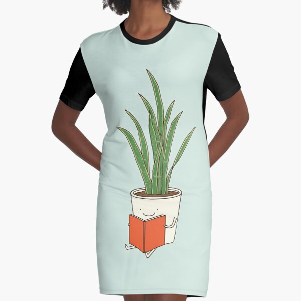 Indoor plant Graphic T-Shirt Dress