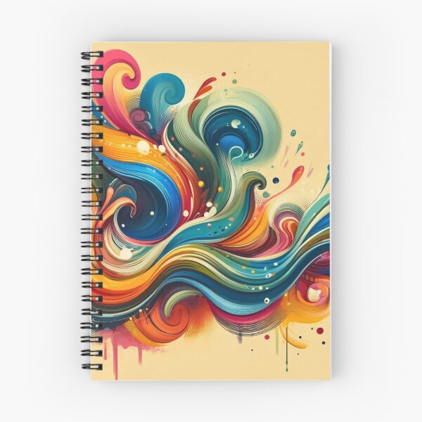 Item preview, Colorful Vortex: Dynamic Abstract Illustration designed and sold by Marinaso.