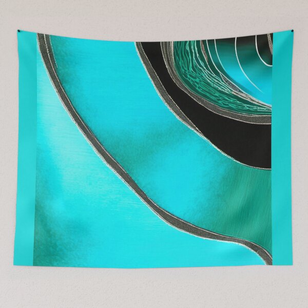 Item preview, green fabric with black veins designed and sold by janjacbu.