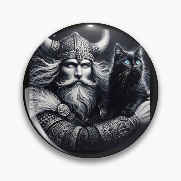 Item preview, Viking with a Cat designed and sold by Jurand  Creations.