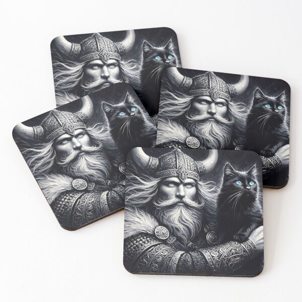 Item preview, Viking with a Cat designed and sold by Jurand  Creations.