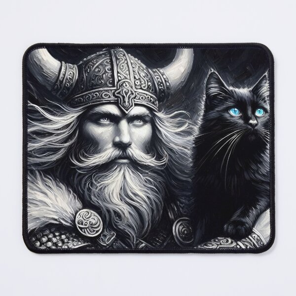 Item preview, Viking with a Cat designed and sold by Jurand  Creations.