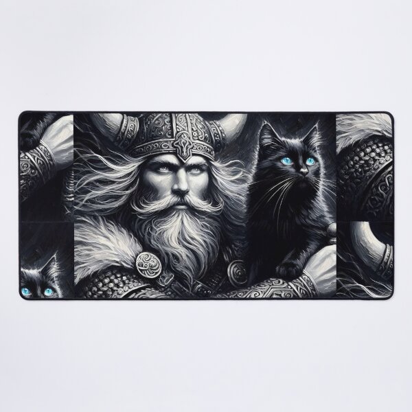 Item preview, Viking with a Cat designed and sold by Jurand  Creations.