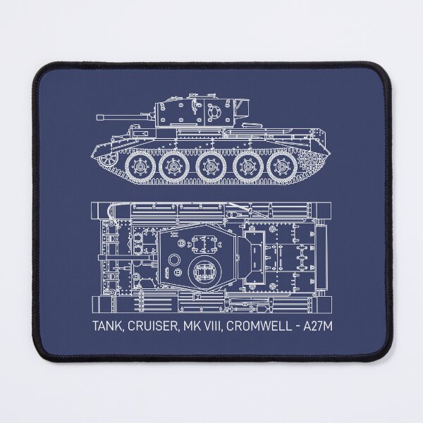 Item preview, Cromwell British WW2 Tank Blueprint Diagram designed and sold by MilitaryMart.