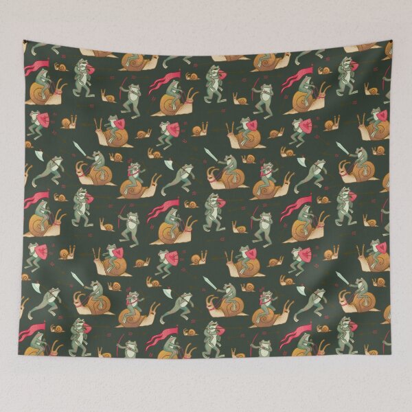 Item preview, Medieval Battle Frogs and Snails designed and sold by karykeppol.