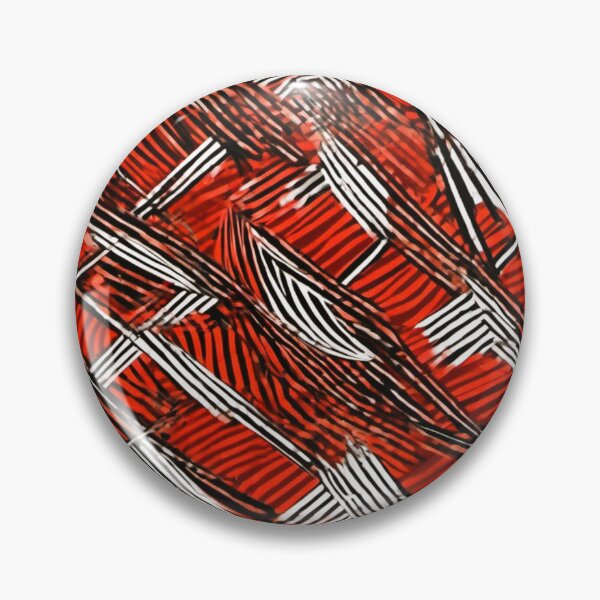 Item preview, red fabric black white red lines designed and sold by janjacbu.