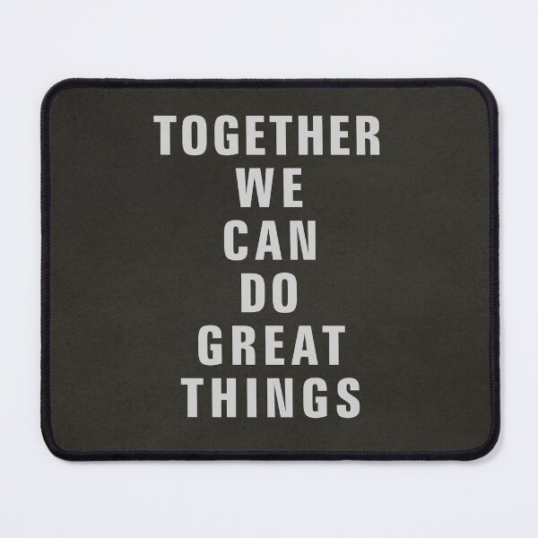 Item preview, TOGETHER WE CAN DO GREAT THINGS designed and sold by Szafranscy Art Studio.