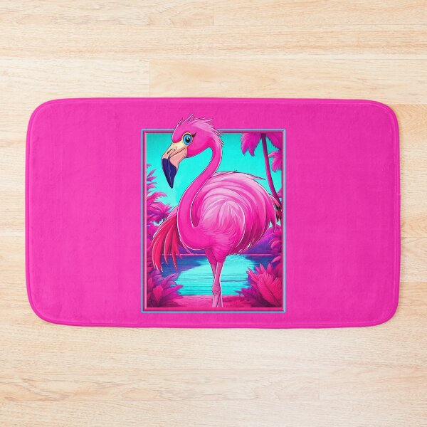 Item preview, Cute Pink Flamingo with Miami Vibe designed and sold by LaRoach Digital Arts.