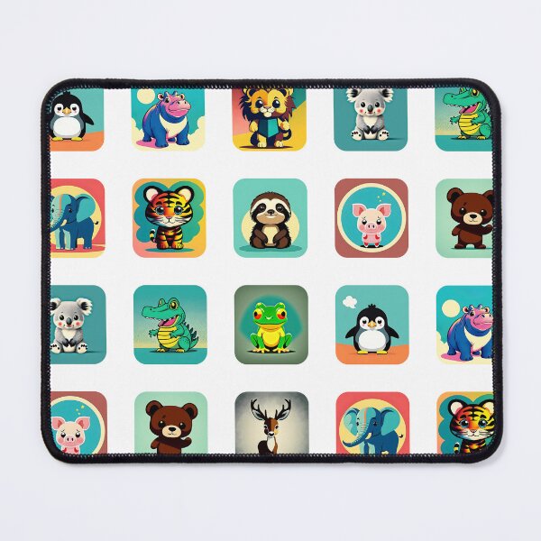 Item preview, 12 Artistic Cute Baby Animal Illustrations designed and sold by jessephotoart.