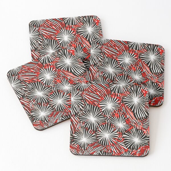 Item preview, red fabric with white stars designed and sold by janjacbu.