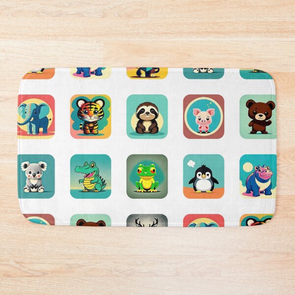 Item preview, 12 Artistic Cute Baby Animal Illustrations designed and sold by jessephotoart.