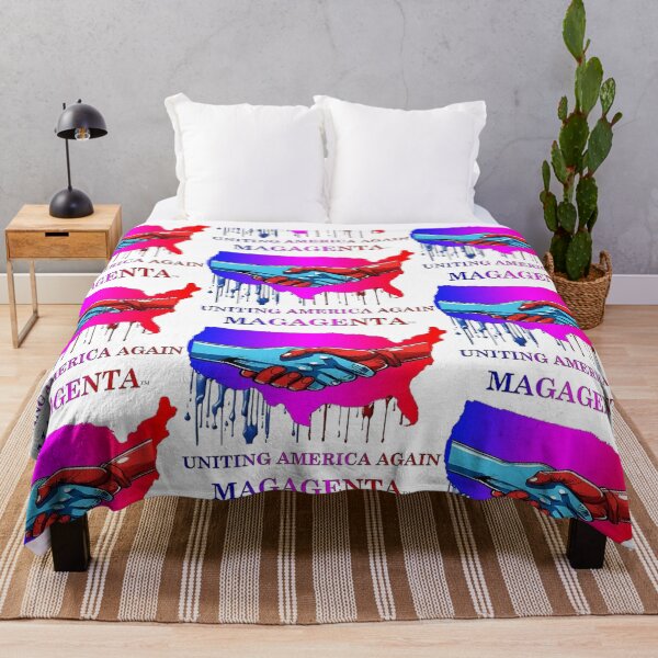 Item preview, Magagenta Uniting America Again Shaking Hands Across America designed and sold by SmartHoomans.