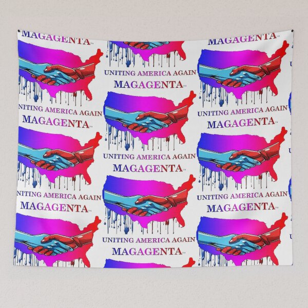 Item preview, Magagenta Uniting America Again Shaking Hands Across America designed and sold by SmartHoomans.