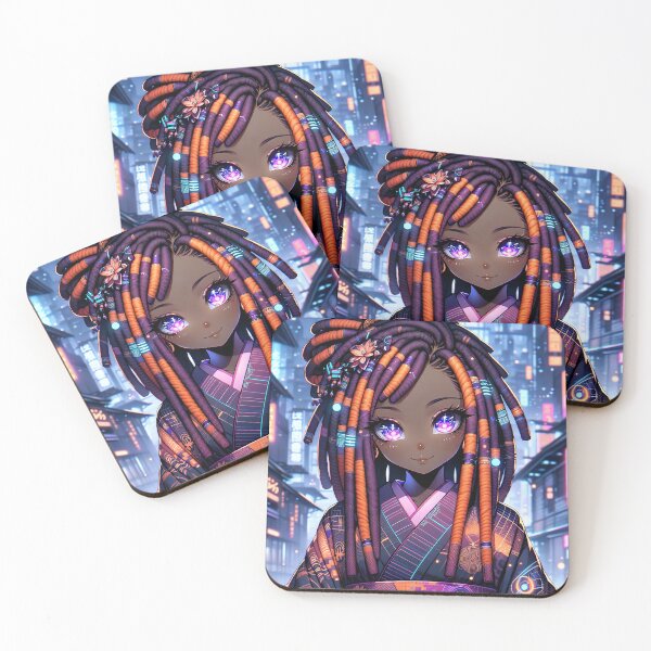 Item preview, Cyberpunk Orange Elegance designed and sold by The Journey Ain't Mid.