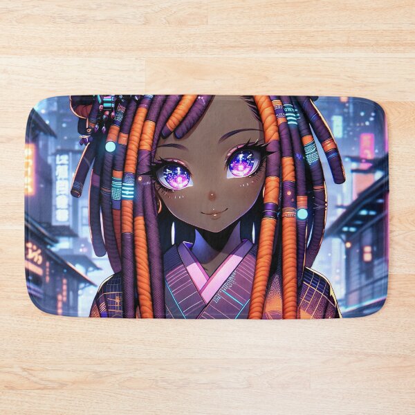 Item preview, Cyberpunk Orange Elegance designed and sold by The Journey Ain't Mid.