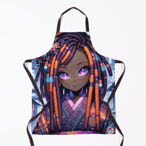 Item preview, Cyberpunk Orange Elegance designed and sold by The Journey Ain't Mid.