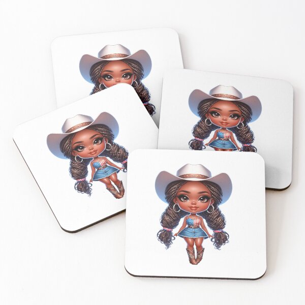Item preview, 4Th July Chibi Girl, 4Th July Afro Chibi,  Afro Chibi Girl, Black  American Chibi Doll, Afro Chibi Doll, Independence Day Chibi Girl, Happy American Day, American Holiday.. designed and sold by gabrielakrall.