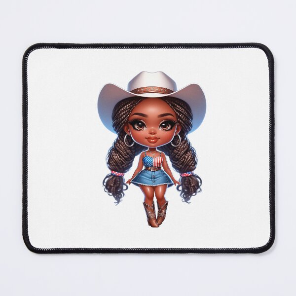 Item preview, 4Th July Chibi Girl, 4Th July Afro Chibi,  Afro Chibi Girl, Black  American Chibi Doll, Afro Chibi Doll, Independence Day Chibi Girl, Happy American Day, American Holiday.. designed and sold by gabrielakrall.