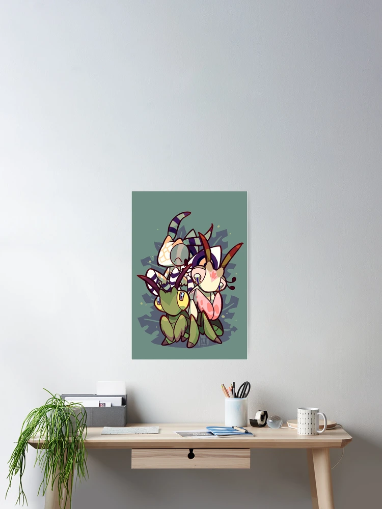 Thumbnail 2 of 3, Poster, Mantis stack designed and sold by scribblepaw.