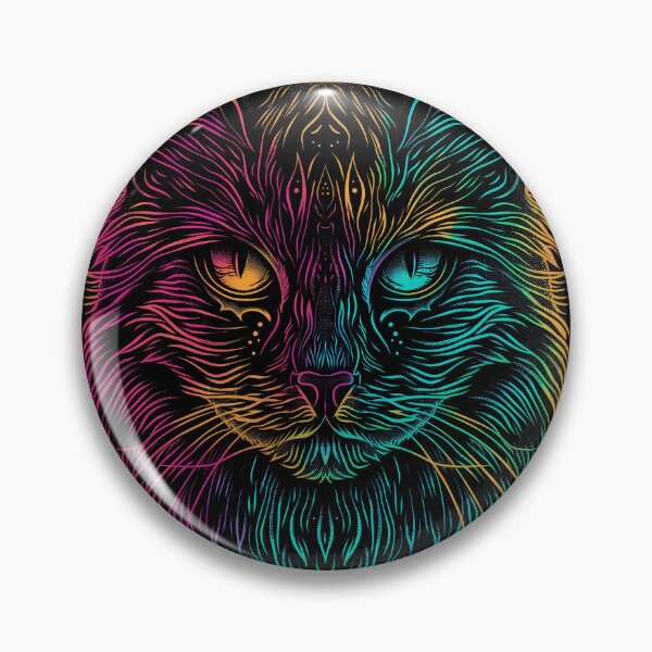 Item preview, Hypno Rave Kitty Cat designed and sold by lordthebeard.