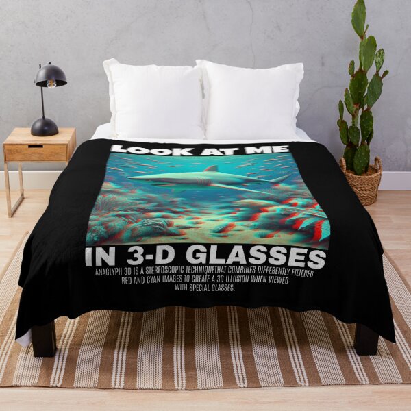 Item preview, LOOK AT ME IN 3-D GLASSES: Dive into a Vibrant Underwater World teeming with Coral Reefs and Marine Life designed and sold by SplashTastic.