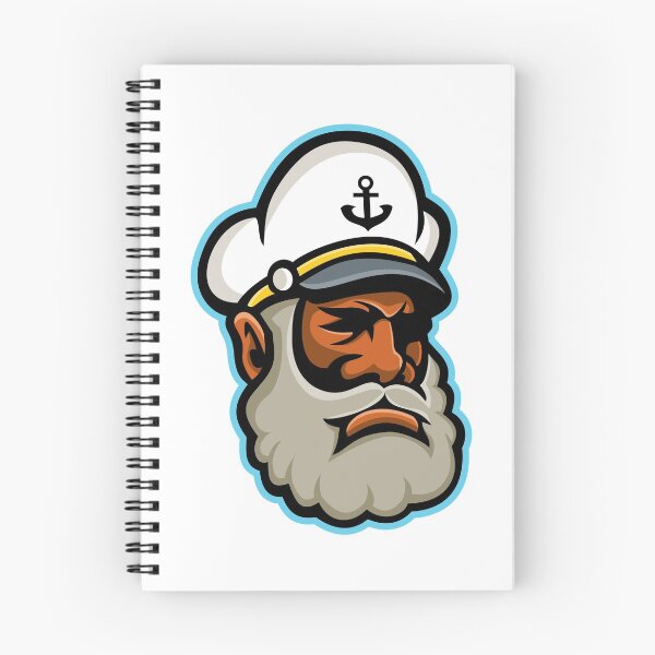 Item preview, Black Sea Captain or Skipper Mascot  designed and sold by patrimonio.