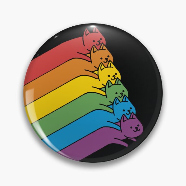 Item preview, Flying Rainbow Cats Lines Pride by Tobe Fonseca designed and sold by Tobe Fonseca®.