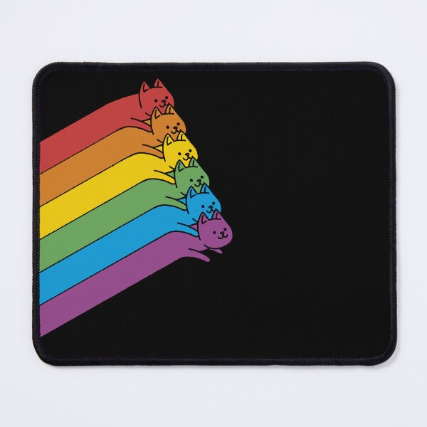 Item preview, Flying Rainbow Cats Lines Pride by Tobe Fonseca designed and sold by Tobe Fonseca®.