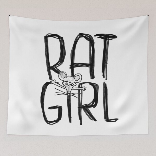 Artikelvorschau, Rat girl, Rattenmädchen entworfen und verkauft von badlydrawnbabe.