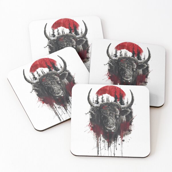 Item preview, Dark Bull  Scary Animal Retro Style designed and sold by TheDarkStone.