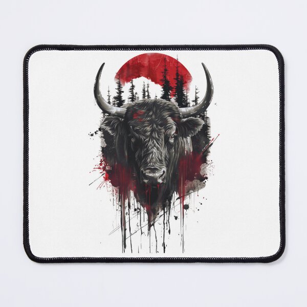 Item preview, Dark Bull Scary Animal Retro Style designed and sold by TheDarkStone.
