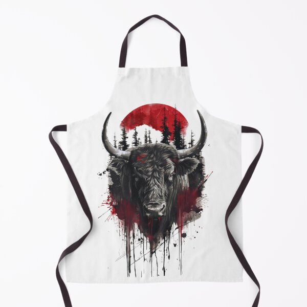 Item preview, Dark Bull Scary Animal Retro Style designed and sold by TheDarkStone.