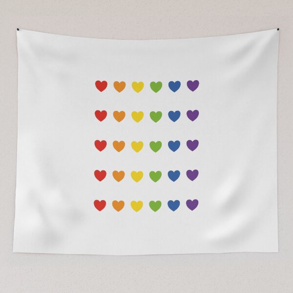 Item preview, Rainbow pride hearts PACK designed and sold by Inspirationmotivation.