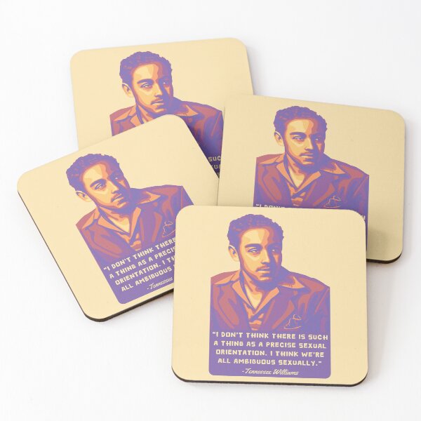 Item preview, Tennessee Williams Portrait and Quote designed and sold by Unhinged Heather.