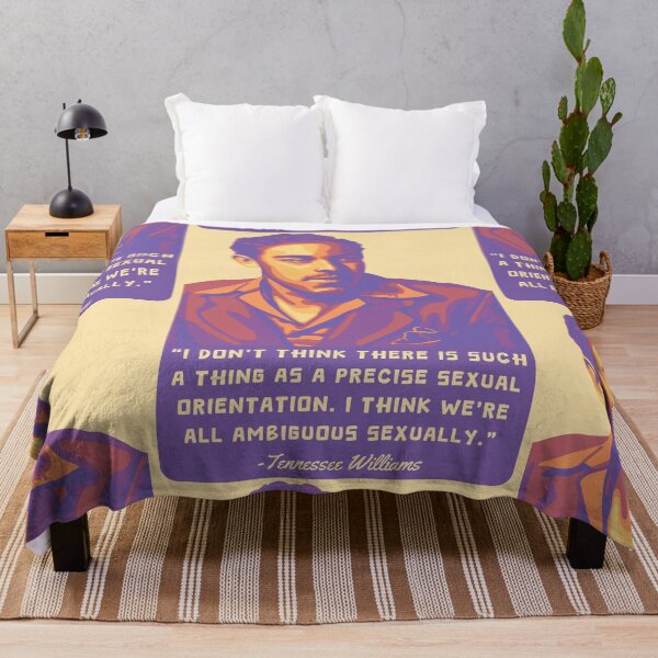 Item preview, Tennessee Williams Portrait and Quote designed and sold by Unhinged Heather.