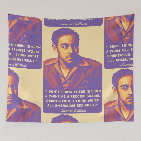 Item preview, Tennessee Williams Portrait and Quote designed and sold by Unhinged Heather.