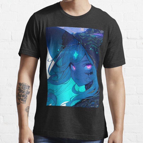 Vista previa del artículo con la obra «Chica maga anime», diseñado y vendido por iWallGlow.