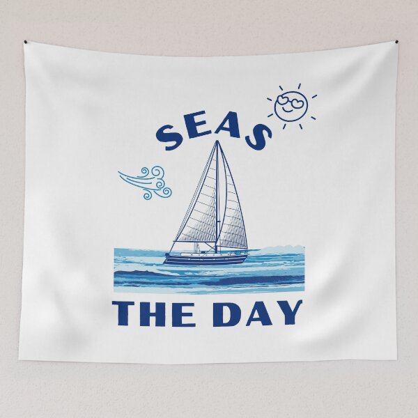 Item preview, Seas The Day Ocean Sailing Maritime Fun designed and sold by StudioTina.