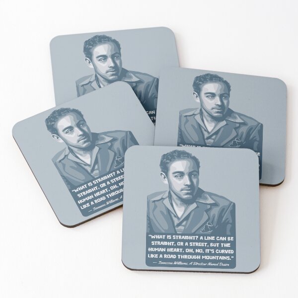 Item preview, Tennessee Williams Portrait and Quote designed and sold by Unhinged Heather.