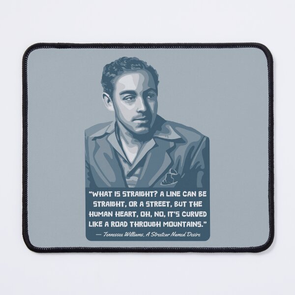 Item preview, Tennessee Williams Portrait and Quote designed and sold by Unhinged Heather.