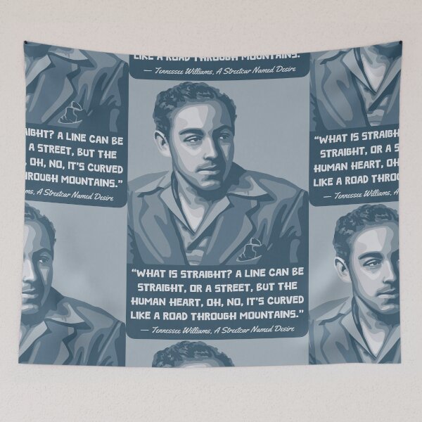 Item preview, Tennessee Williams Portrait and Quote designed and sold by Unhinged Heather.