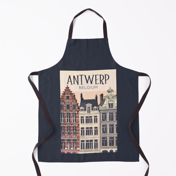 Item preview, A Vintage Travel Illustration of Antwerp - Belgium designed and sold by GoodOldVintage.