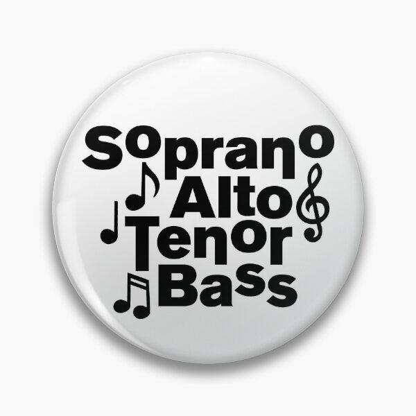 Artikelvorschau, Sopran Alt Tenor Bass 4 - Chor - Musik entworfen und verkauft von Vector-Artist.