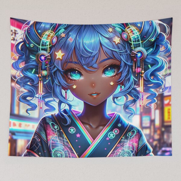 Item preview, Celestial Cyber Girl designed and sold by The Journey Ain't Mid.