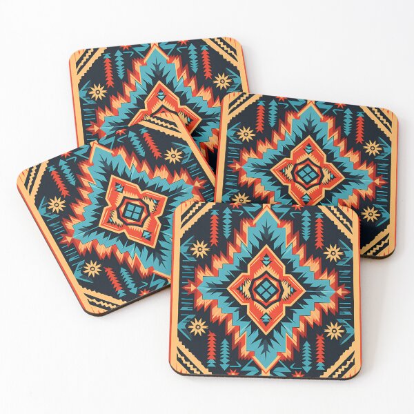 Item preview, "symmetrical Native American art" designed and sold by Art-Vortex-fr.