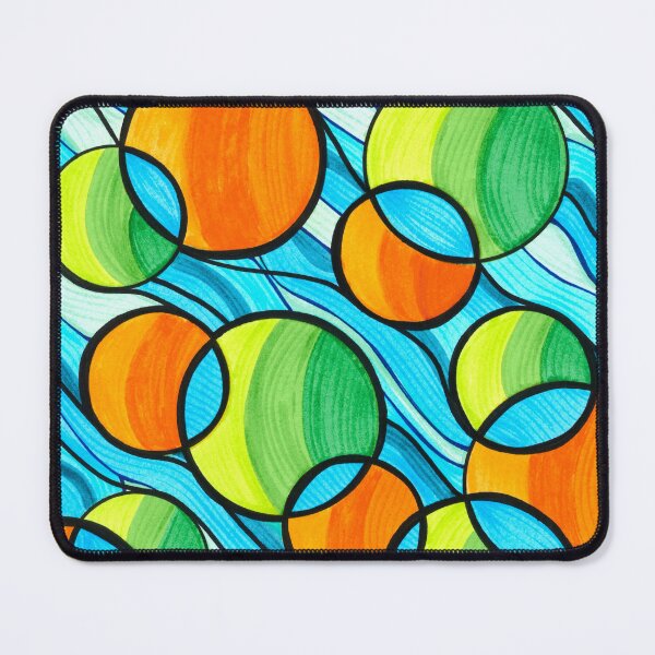 Item preview, Green and Orange Orbs Float in Flowing Water designed and sold by artofkathleen.