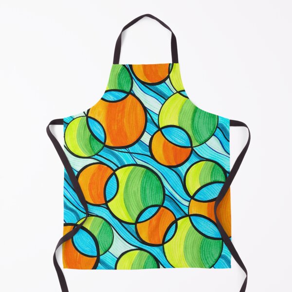 Item preview, Green and Orange Orbs Float in Flowing Water designed and sold by artofkathleen.